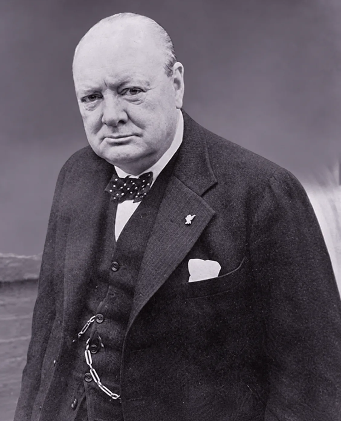Portrait of Winston Churchill